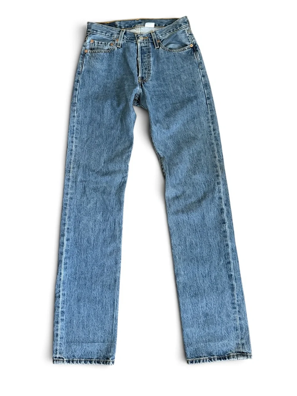 Vintage 2007 Levi's 501 Straight Leg Jeans Medium Stonewash 29 X 36 / Mexico
